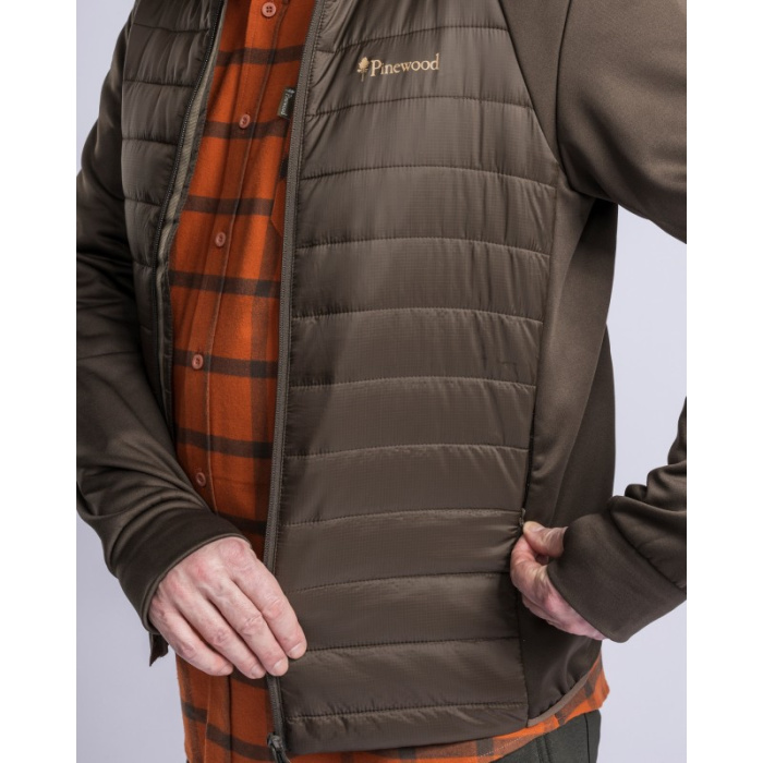BLUZA PINEWOOD FINNVEDEN HYBRID 5241 - DUSTY BROWN